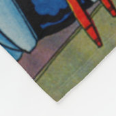 Assepoester, prins en glazen slipper fleece deken (Hoek)