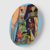 Assepoester, prins en glazen slipper grote klok (Hoek)