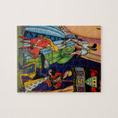 Assepoester, prins en glazen slipper legpuzzel (Horizontaal)