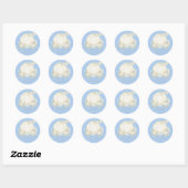 Assepoester Prinses Blauwe Gouden Koets Sticker (Vel)