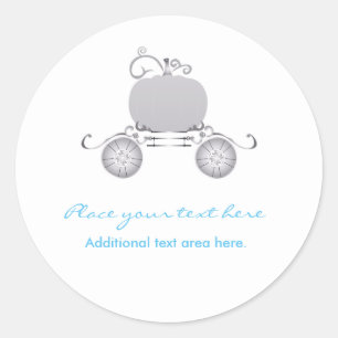 Assepoester Prinses Elegante Koets Feest Sticker