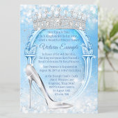 Assepoester Prinses Glas Slipper Quinceanera Kaart