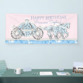 Assepoester prinses verjaardagsfeest banner (Beurs)