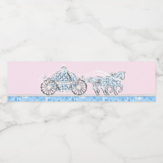 Assepoester Prinses Waterfles Etiketten (Enkel label)