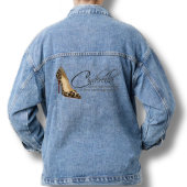 Assepoester Quote Blauw Vrouwen Denim Jean Jacket