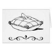 Assepoester Schoen en Kussen Art Kaarten (Voorkant Horizontaal)