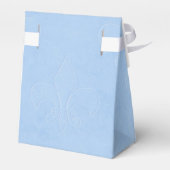 Assepoester Silver Carriage Blue Party Favor Boxes Bedankdoosjes (Achterkant)