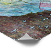 Assepoester Silver en gouden Poster (Hoek)