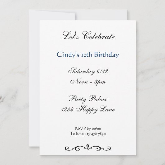 Assepoester Slipper Blauwgroen proefuitvindingen Kaart (Achterkant)