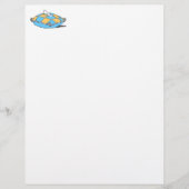 Assepoester Slipper op Blauwgroen Oranje piloot (Voorkant)