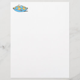 Assepoester Slipper op Blauwgroen Oranje piloot