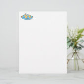 Assepoester Slipper op Blauwgroen Oranje piloot (Staand voorkant)