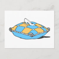 Assepoester Slipper op Blauwgroen Oranje piloot