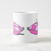 Assepoester Slipper op roze piloot Grote Koffiekop (Voorkant)