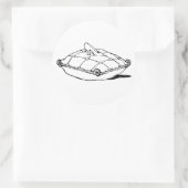 Assepoester Slipper  Sprookjeskunst Stickers (Tas)