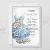 Assepoester Sneaker Bal Verjaardagsfeestje Kaart (Voorkant)