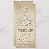  Assepoester Sprookje Carriage Menu (Voorkant / Achterkant)