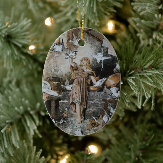 Assepoester - sprookje - Märchen - Grimm Keramisch Ornament (Boom)