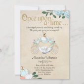 Assepoester Sprookjes Prinses Koets Kaart (Voorkant)