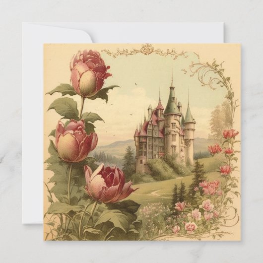  Assepoester trouwuitnodiging Kaart (Achterkant)