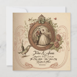  Assepoester trouwuitnodiging Kaart