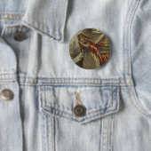 Assepoester uit grootmoeders tijd, Victoriaanse Sp Ronde Button 5,7 Cm (In situ)