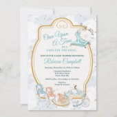 Assepoester Uitnodiging tot Baby shower van het Ve (Voorkant)