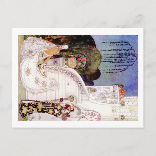 Assepoester van Kay Nielsen Briefkaart (Voorkant)