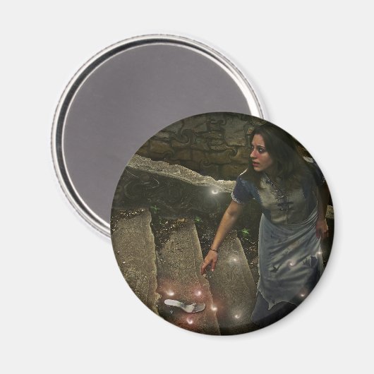 Assepoester verliest haar schoenen magneet (Voorkant / Achterkant)