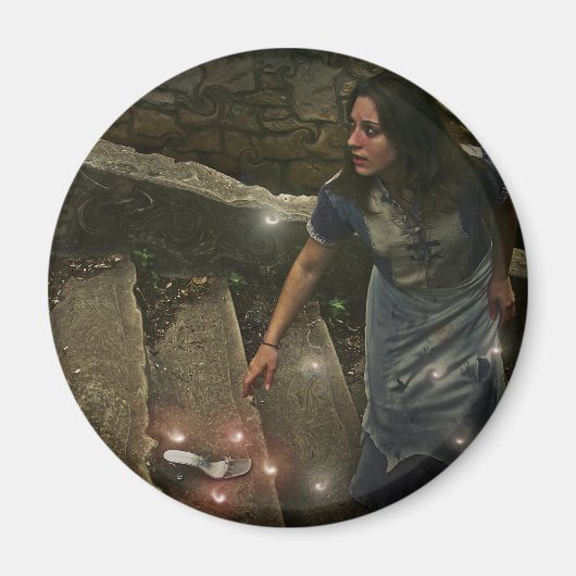 Assepoester verliest haar schoenen magneet (Voorkant)