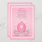 Assepoester-vervoeruitnodiging Kaart (Voorkant / Achterkant)