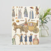 Assepoester, Victoriaans papierdolfijnspeelgoed (Staand voorkant)