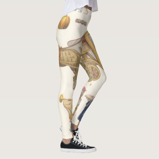 Assepoester,  Victoriaans papierdolfijnspeelgoed Leggings (Rechts)