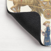 Assepoester,  Victoriaans papierdolfijnspeelgoed Muismat (Hoek)