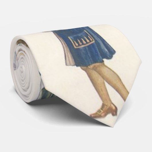 Assepoester,  Victoriaans papierdolfijnspeelgoed Stropdas (Opgerold)