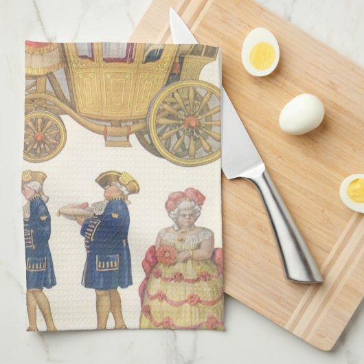 Assepoester, Victoriaans papierdolfijnspeelgoed Theedoek (Quarter Fold)