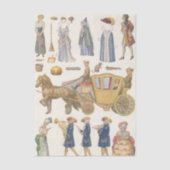 Assepoester, Victoriaans papierdolfijnspeelgoed Tissuepapier (Voorkant)