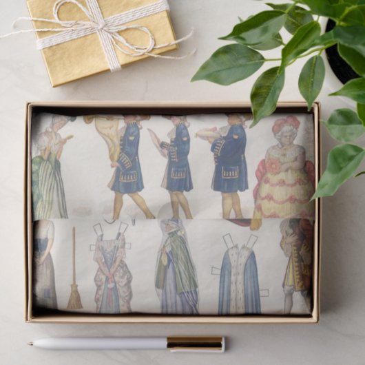 Assepoester, Victoriaans papierdolfijnspeelgoed Tissuepapier (Geschenk)