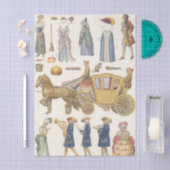 Assepoester, Victoriaans papierdolfijnspeelgoed Tissuepapier (Craft)