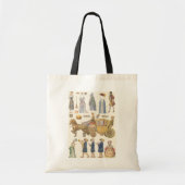 Assepoester,  Victoriaans papierdolfijnspeelgoed Tote Bag (Voorkant)