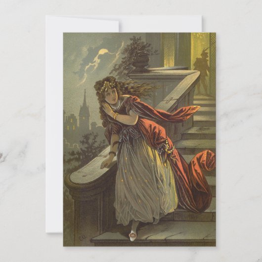  Assepoester, Victoriaans vliegdekwalvissen Kaart (Voorkant)