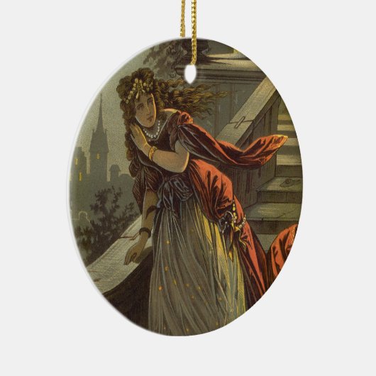 Assepoester, Victoriaans vliegdekwalvissen Keramisch Ornament (Rechts)