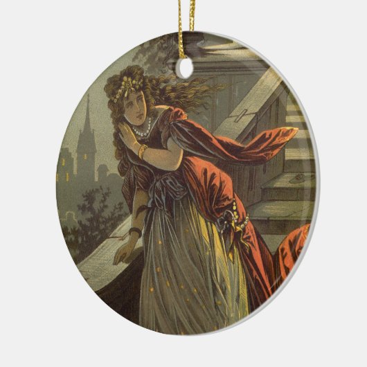  Assepoester, Victoriaans vliegdekwalvissen Keramisch Ornament (Links)