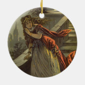  Assepoester, Victoriaans vliegdekwalvissen Keramisch Ornament (Achterkant)