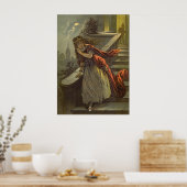  Assepoester, Victoriaans vliegdekwalvissen Poster (Keuken)