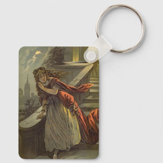  Assepoester, Victoriaans vliegdekwalvissen Sleutelhanger (Achterkant)