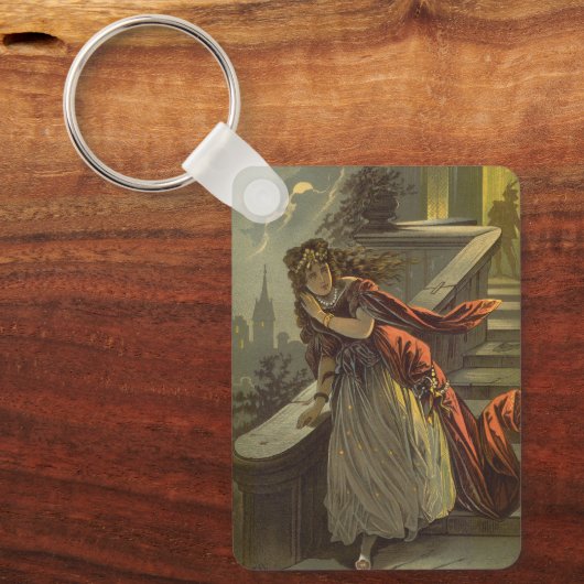  Assepoester, Victoriaans vliegdekwalvissen Sleutelhanger (Voorkant)