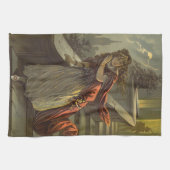  Assepoester, Victoriaans vliegdekwalvissen Theedoek (Horizontaal)