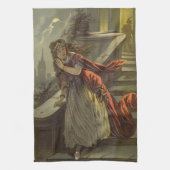  Assepoester, Victoriaans vliegdekwalvissen Theedoek (Verticaal)