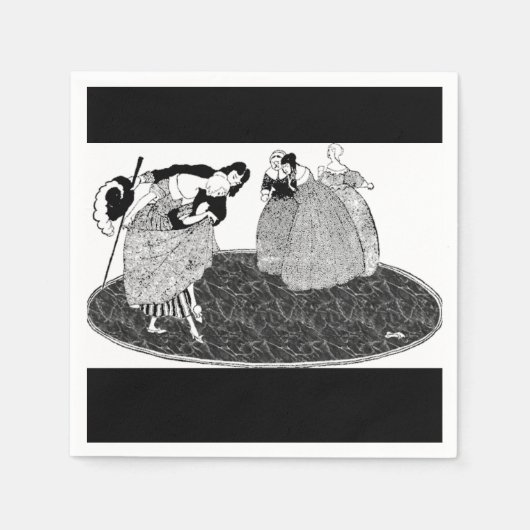 Assepoester Vintage Papieren Servetten (Voorkant)